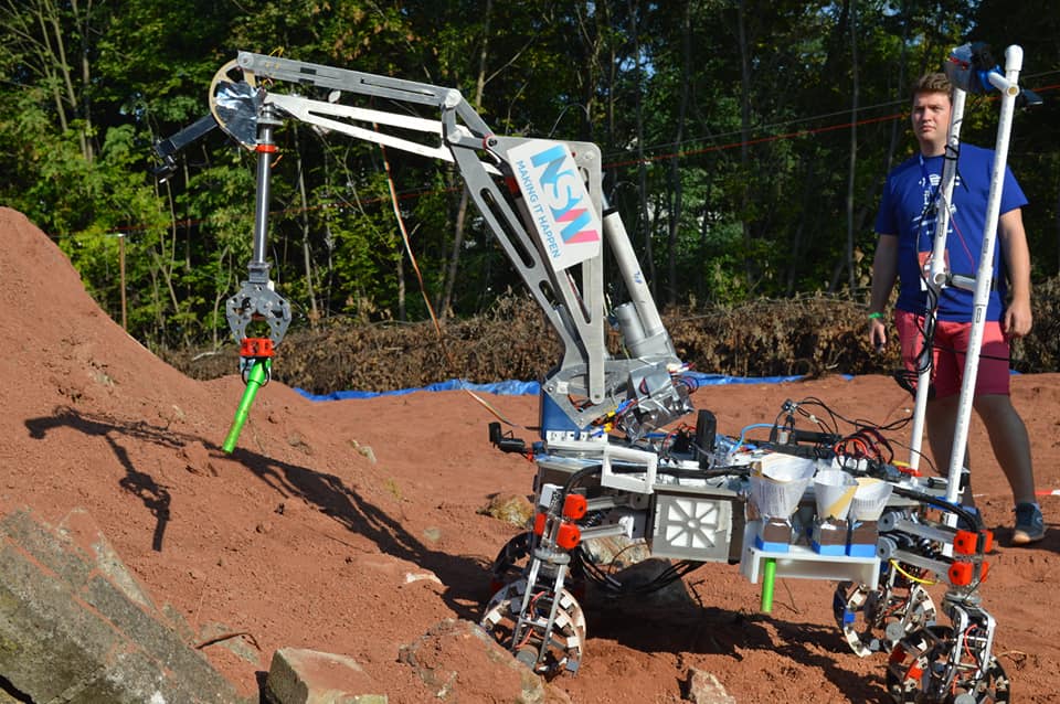 BLUEsat Off-world Robotics NUMBAT Rover