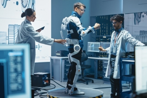 Bionics exoskeleton