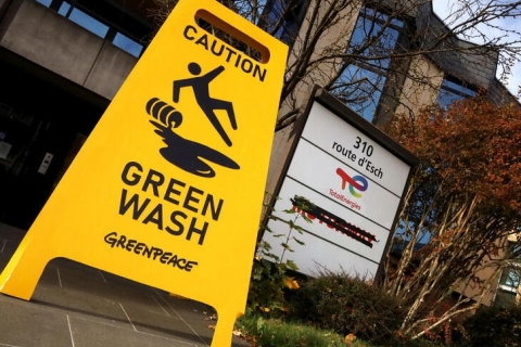 Activists are protesting greenwashing and using the legal system to achieve change