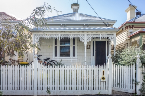 Corrugated iron house in Melbourne