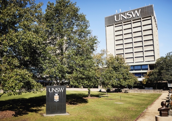UNSW Library Lawn and building