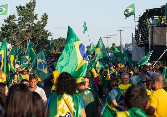brazil protesters on the streets asking for federal intervention after lula election