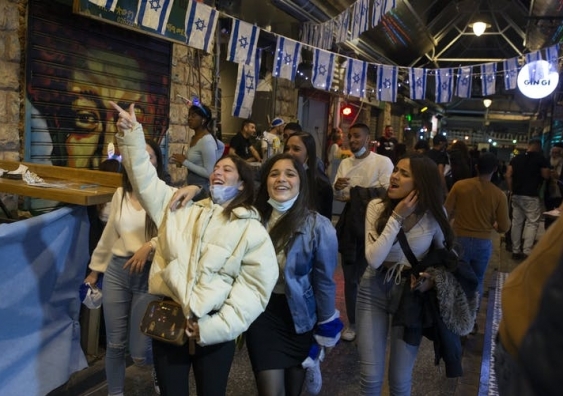 People celebrate in Israel 