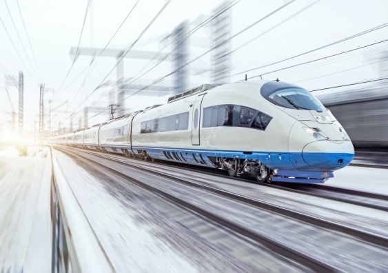 high-speed rail train
