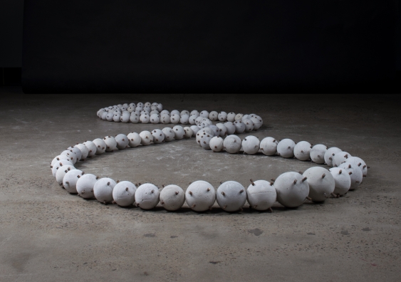 Daijuzu (Large Prayer Beads) (2019), Guy Keulemans & Kyoko Hashimoto. Photo: Romon Yang.