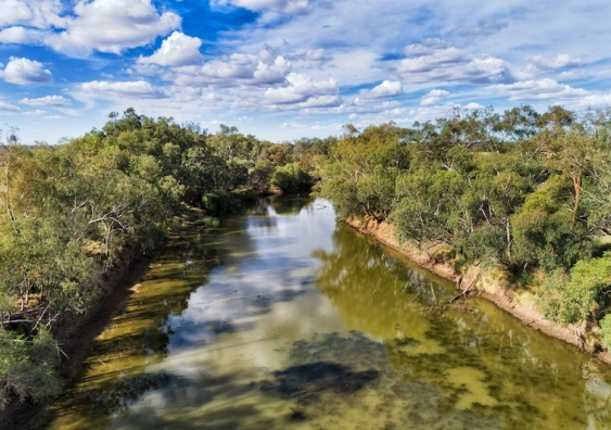 Gwydir River, part of the Murray-Darling Basin
