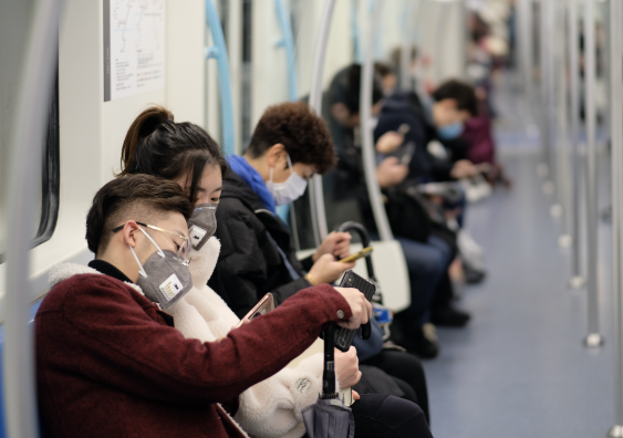 China commuters