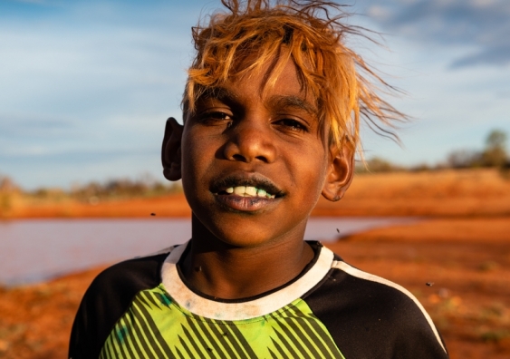 Aboriginal Warlpiri child