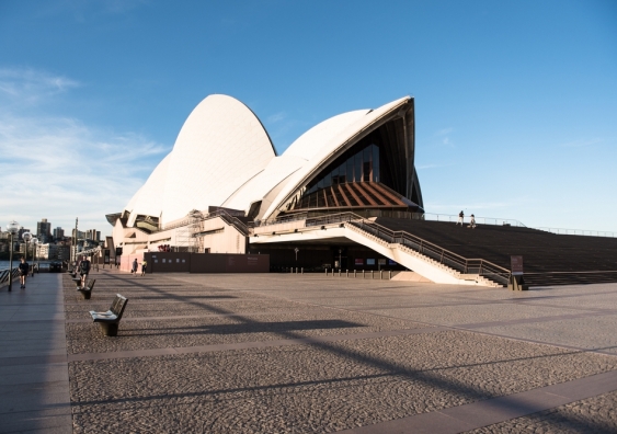 Sydney Opera House deserted