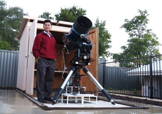 Citizen scientist TG Tan and his backyard observatory
