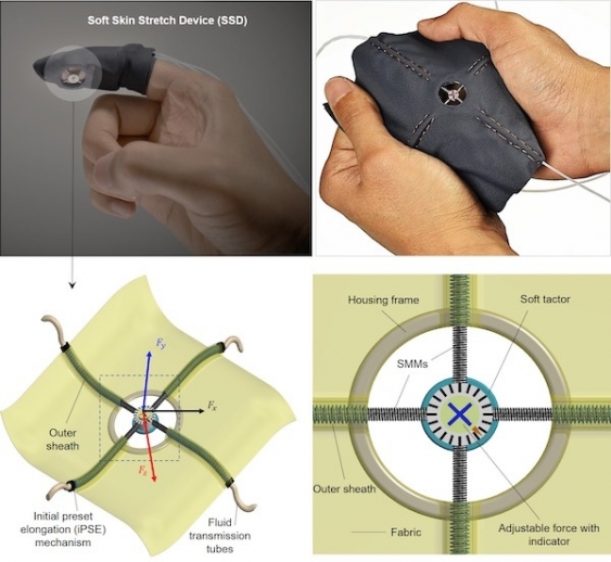 A diagram shows how the new finger sensor device works
