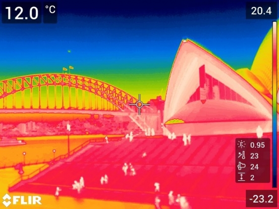 Sydney in infrared