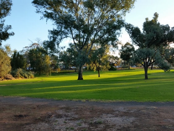Ornamental Lakes Park in Mildura, Victoria