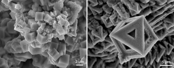 Nickel and Bismuth liquid metal crystals