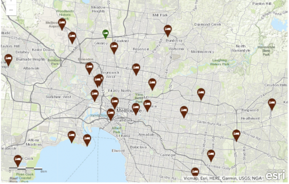 Interactive map of hotel immigration detention sites 