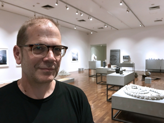 Stephen Goddard at Concrete Art Design Architecture Installation, JamFactory, Adelaide, 2019