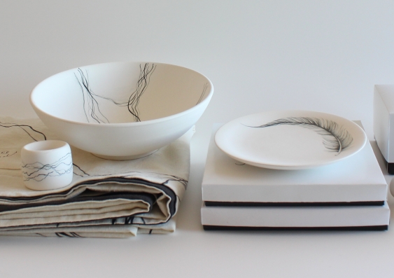 Hom_age tableware range by Art & Design student Jaimee Paul
