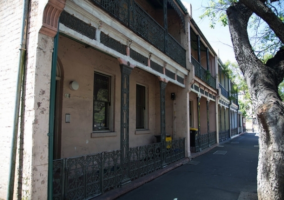 Homes at Millers Point are among the public housing stock sold off in recent years. Photo: Chris Hoare/Flickr