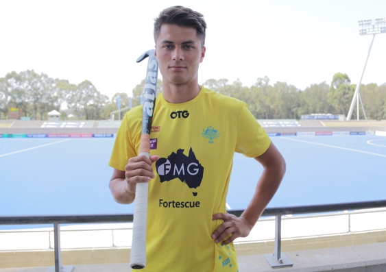 UNSW Business School student Tim Brand was instrumental in the Kookaburras' silver medal win at the Tokyo Olympics. Photo: UNSW Sport
