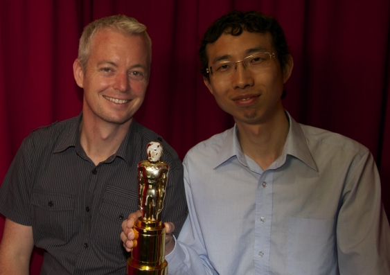Award winners: Dr Peter Reece and Dr Alex Ng