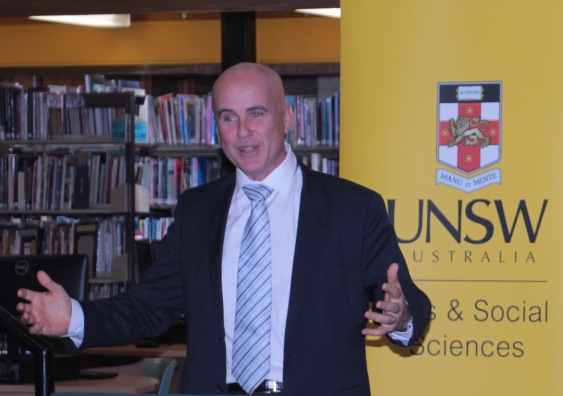 NSW Education Minister Adrian Piccoli launches the Department of Education's Professional Experience Partnership with UNSW School of Education at Beverly Hills Girls' High School.