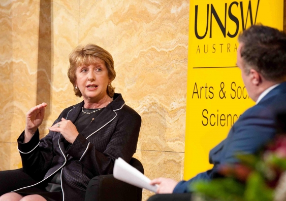 Dr Mary McAleese in conversation with Professor Rónán McDonald