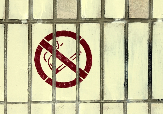 Follow-up studies of prisoners after their release have found that 56% reported resuming smoking on their first day of release and 84% had relapsed within three weeks. Image: iStock.