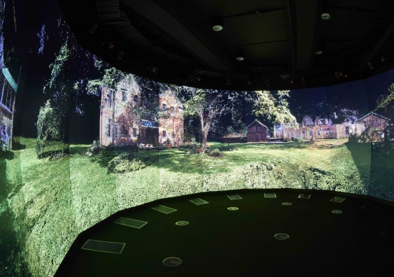 The immersive 3D work Parragirls Past, Present offers a moving virtual tour of the former Parramatta Girls Home. Photo: Nick Cubbin