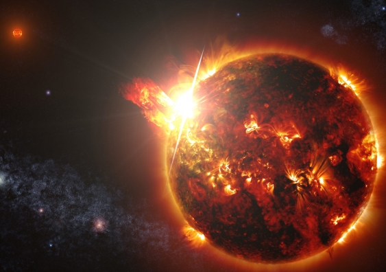 Red Dwarfs – "A lot of telescopes will be turned toward them in the next few years to look for planets". Image: NASA’s Goddard Space Flight Center/S. Wiessinger