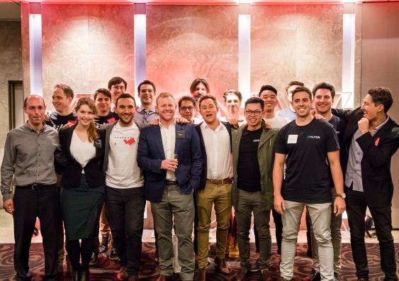 Entrepreneurs from the second Founders 10x program. Photo: Reece McMillan