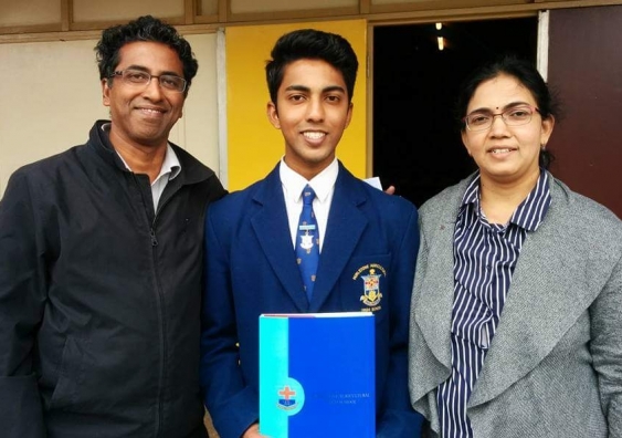 Sanjay Alapakkam, from St Andrews near Campbelltown, has been offered admission to UNSW's undergraduate dual Law degree program.