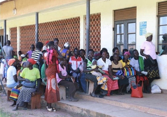 Women attending a cervical and breast cancer screening clinic in Northern Uganda. Pictures: Dr Kylie Sterry, Professor Robyn Richmond