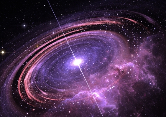 Scientists examining the light from one of the furthermost quasars in the universe were astonished to find fluctuations in the electromagnetic force. Picture: Shutterstock