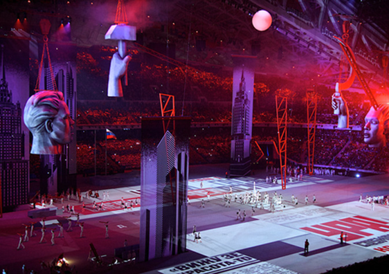 The Sochi 2014 opening ceremony. Image: Wikimedia Commons