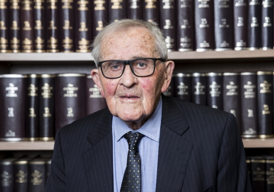 Emeritus Professor Hal Wootten AC QC, founding Dean of UNSW Law & Justice. Photo: Supplied.