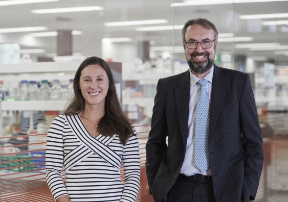A/Prof. Kate Quinlan and Prof. Merlin Crossley. Photo: Richard Freeman / UNSW Sydney