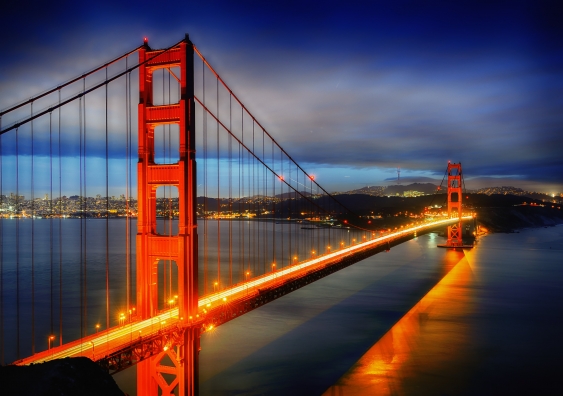 San Francisco's Golden Gate Bridge. Photo: Shutterstock