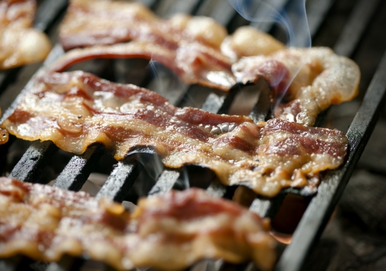 Processed meats including bacon contribute to increased colorectal cancer risk. Photo: iStock.