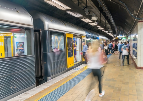 Only 39% of public transport trips to Sydney's CBD in the mornign peak are comleted within 30 minutes. Photo: Shutterstock