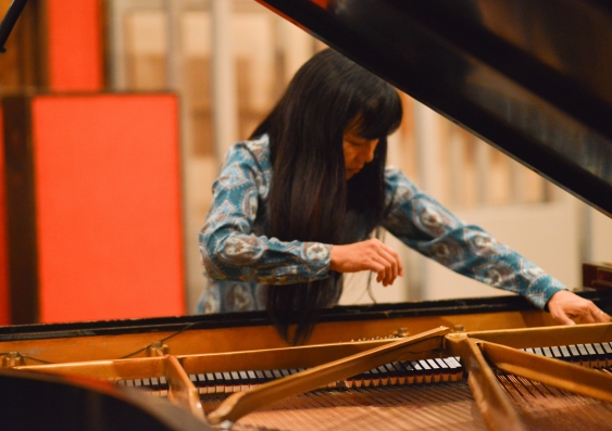 Jazz pianist and composer Satoko Fujii. Photo: Bryan Murray