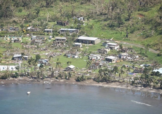 With crops destroyed, long term food security will become an issue for Fiji in the aftermath of Cyclone Winston (Photo: NZ Defence Force).