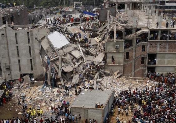 The collapse of Rana Plaza was one of the worst industrial disasters in the world. Photo: Flickr/Rijans