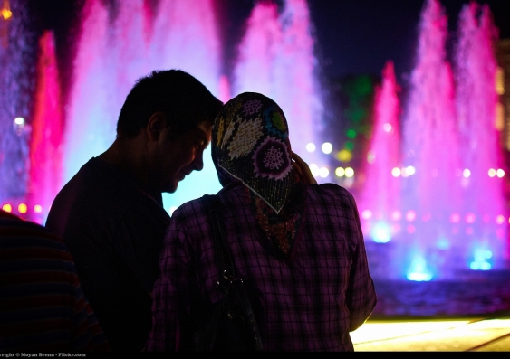 Muslim couple. Image copyright Moyan Brenn/ Flickr