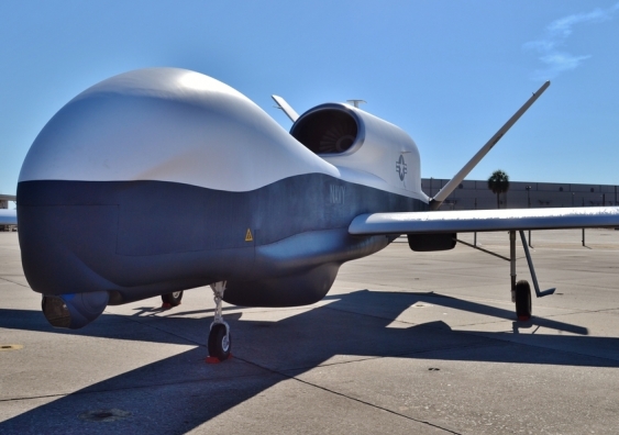 The Northrop Grumman MQ-4C Triton unmanned aerial vehicle.  Photo: Shutterstock