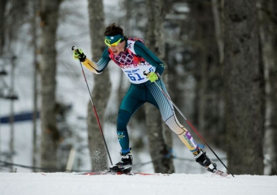 Callum Watson competing in Sochi in 2014. Photo: Supplied