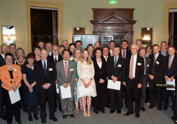 The new fellows are inducted into the Academy. Photo: supplied