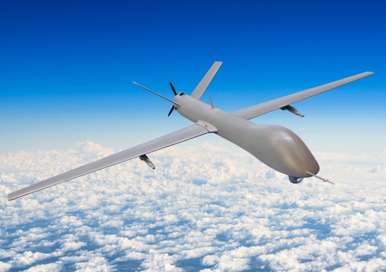 Unmanned drones, already used by many countries, are a step away from lethal autonomous weapons. Photo: Shutterstock.