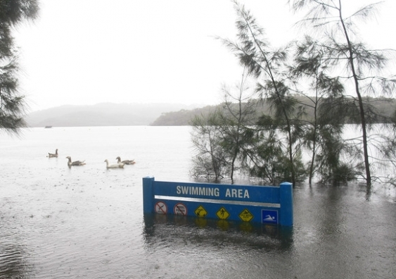 Increasingly erratic rainfall patterns could worsen flood risk. AAP Image/David Moir