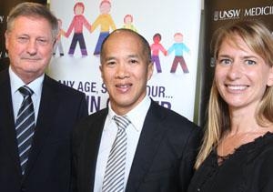 Prof Paul Kleihues, Dr Charlie Teo and Dr Kerrie McDonald