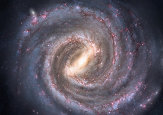 An artist's impression of the Milky Way Credit: Nick Risinger
